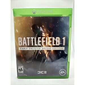 Battlefield 1: Early Enlister Deluxe Edition (Xbox One, 2016) (NO MANUAL)